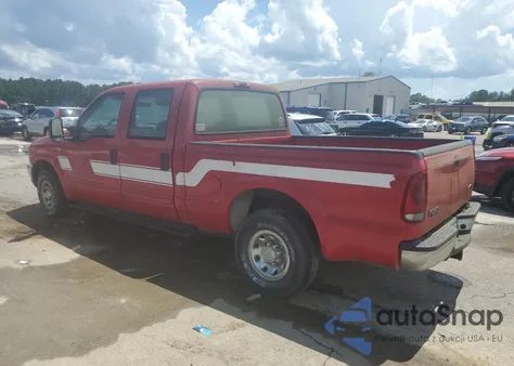 2002 Ford F250 Super Duty from USA, damaged, VIN 1FTNW20L92ED55166